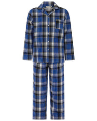 Walker Reid Mens Check Button Down Pyjamas
