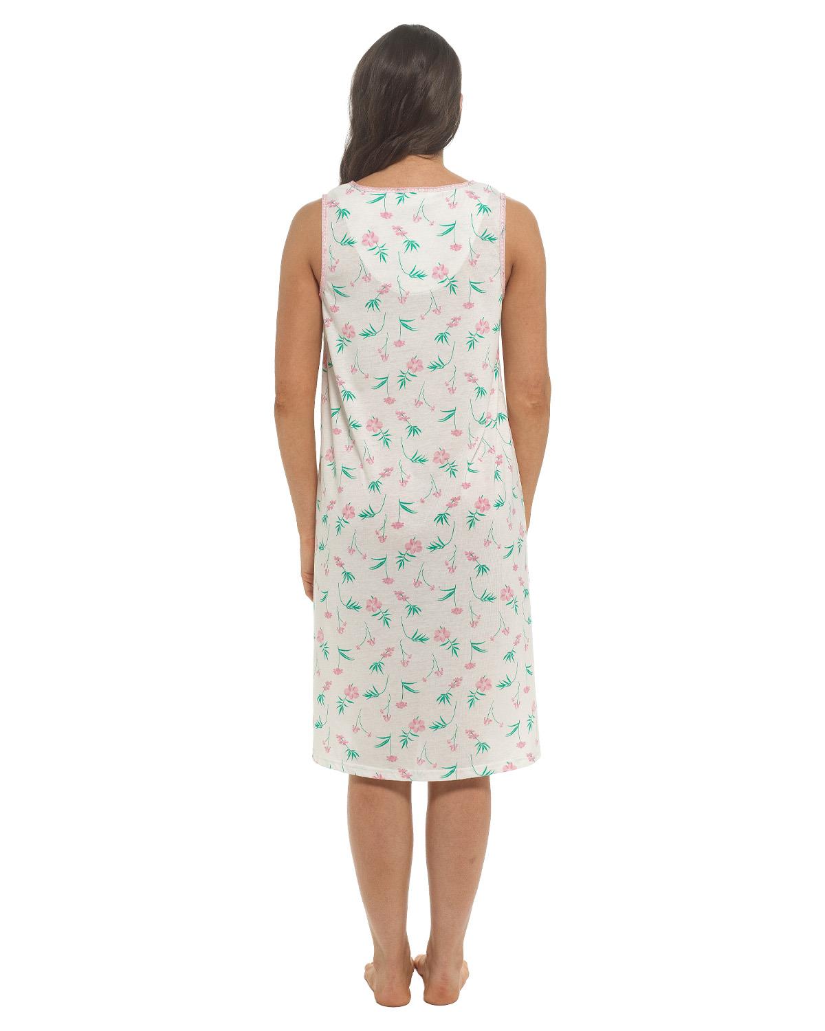 Slumber Hut Womens Sleeveless Floral Nightie