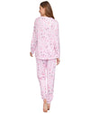 La Marquise Womens 'Floral Reflections' Long Sleeve Pyjamas