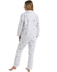 Marlon Womens Floral Bouqeut Wincey Button Pyjamas