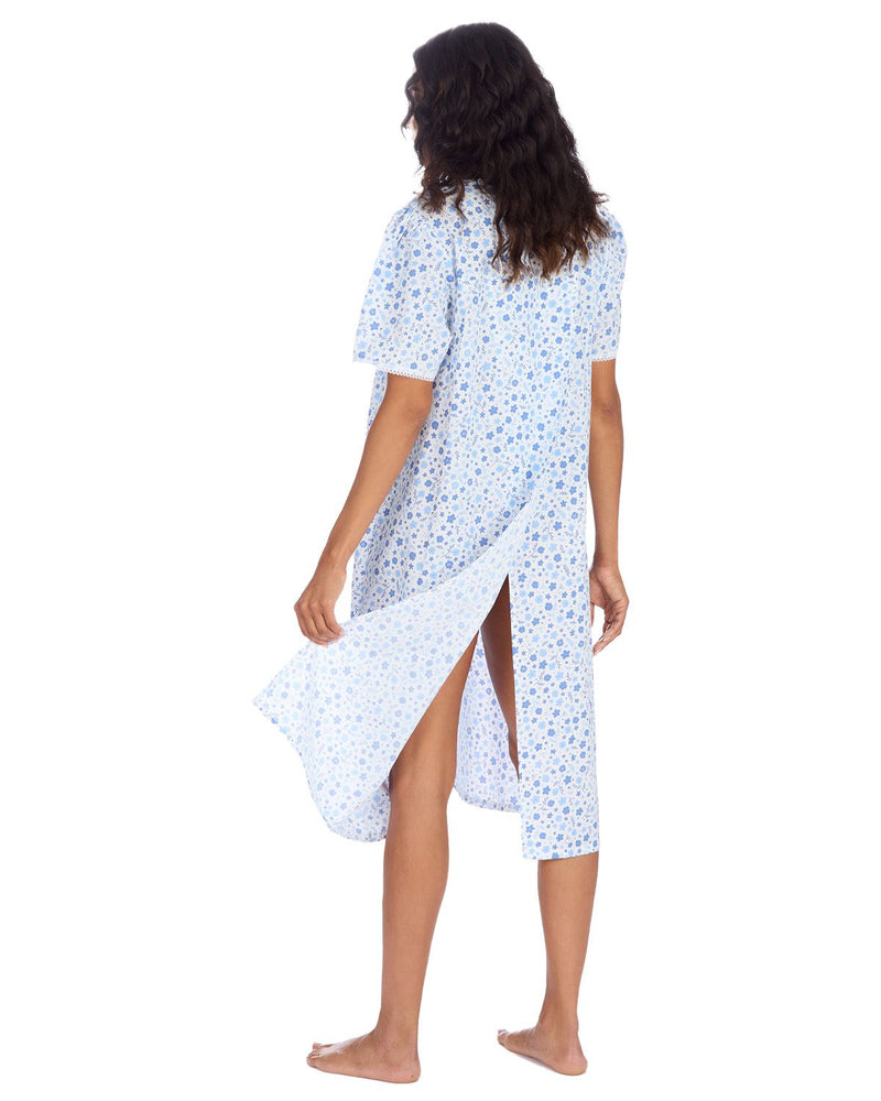 Countess Christie Womens Open Back Woven Poplin Nightie