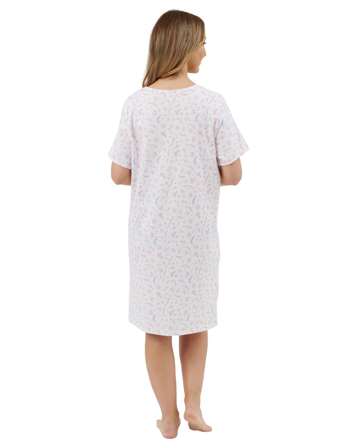 Marlon Womens 36" Harvest Jersey Short Sleeve Nightie