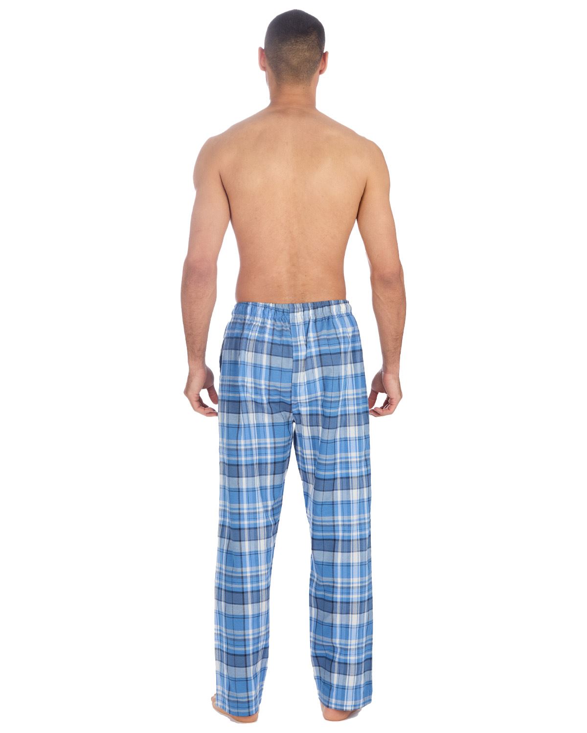 Cargo Bay Mens Woven Check Lounge Pants - 2 Pack