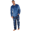Cargo Bay Mens Polished Fleece Check Pyjamas