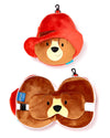 Relaxeazzz Paddington Bear Plush Travel Pillow & Eye Mask
