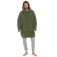 Huggable Mens Borg Fleece Oversized Hoodie