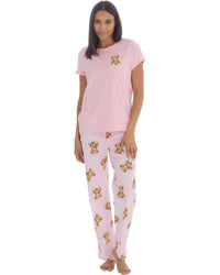 Forever Dreaming Womens Short Sleeve Tee & Long Cotton Pyjamas