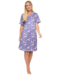La Marquise Womens 'Cosy Wonders' Short Sleeve Nightie
