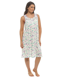 Slumber Hut Womens Sleeveless Floral Nightie