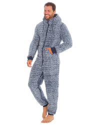 Slumber Hut Mens Sherpa Fleece Onesie