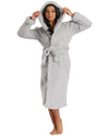 Loungeable Womens Chunky Sherpa Hooded Dressing Gown