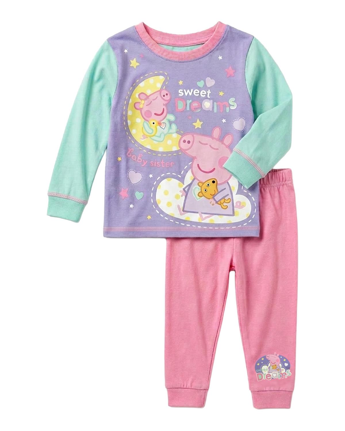 Young Girls Peppa Pig Sweet Dreams Pyjamas