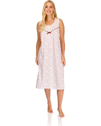 La Marquise Womens 'Velvet Rose' Sleeveless Nightie