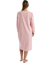 Marlon Womens Delicate Floral Fleece 45" Nightdress