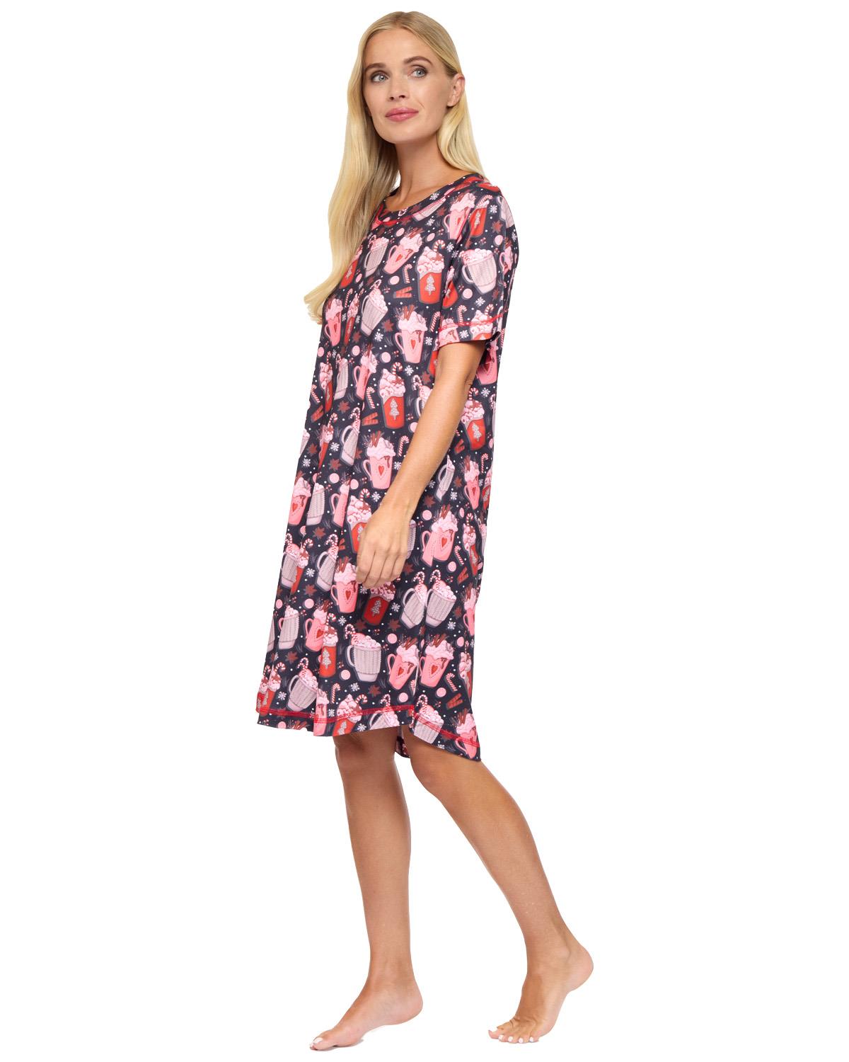 La Marquise Womens 'Cosy Wonders' Short Sleeve Nightie
