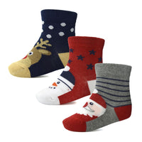 6 Pairs Family Christmas Cotton Rich Socks