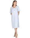 La Marquise Womens 'Rose Print' Short Sleeve Nightie