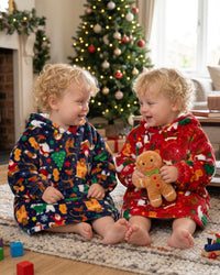 Huggable Kids Christmas Print Oversized Hoodie