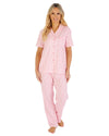 Slenderella Womens Ditsy Floral Tailored Jersey Pyjamas