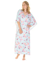 La Marquise Womans Silkyknit Floral Garden Kaftan