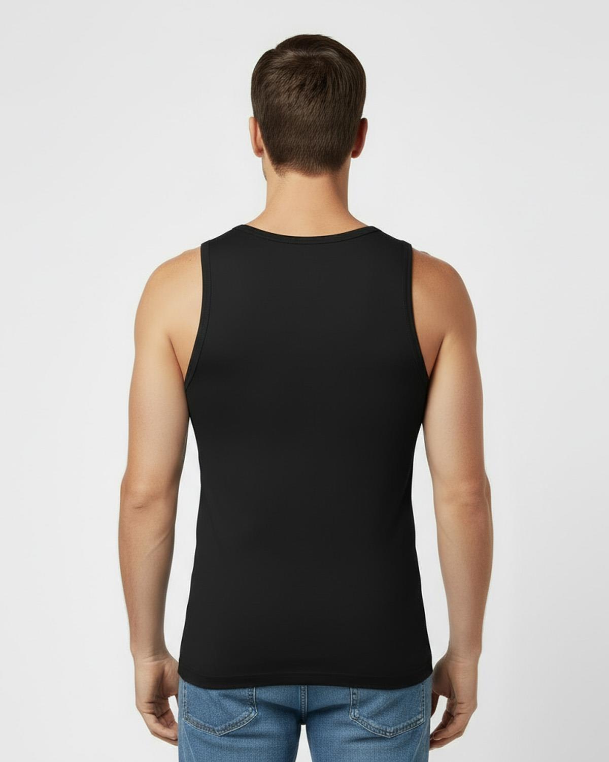 Slumber Hut Mens 6 Pack 100% Cotton Jersey Vests