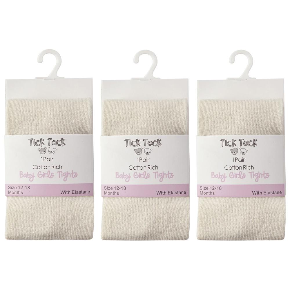 Baby 3 Pack Cotton Rich Tights
