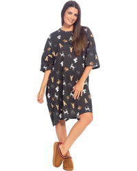 Slumber Party Womens Oversized Sleep T-Shirt