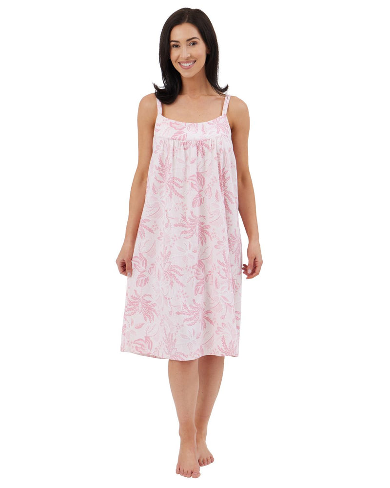 Indigo Sky Womens Lucia 40" Strappy Nightie