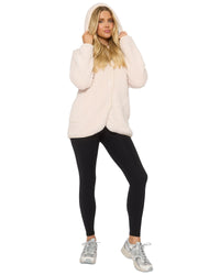 Loungeable Womens Button Snuggle Fleece Cardigan