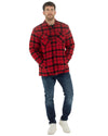 Storm Ridge Mens Quilt Lined Check Jacket