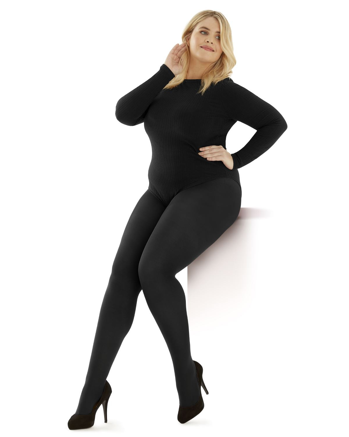 Pretty Polly Womens Curves 60 Denier Opaque Tights