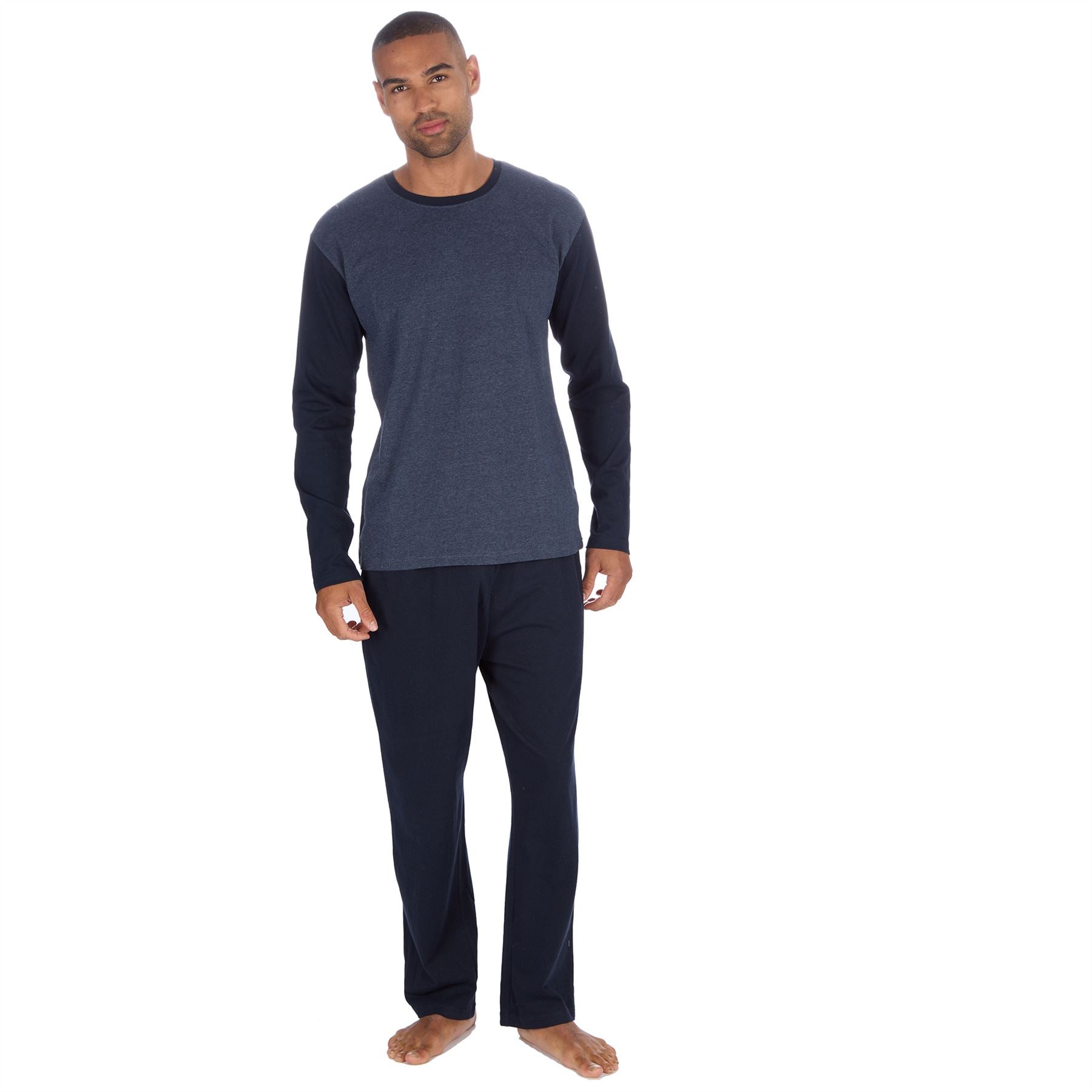 Momentii Mens Jersey Long Sleeve Pyjamas
