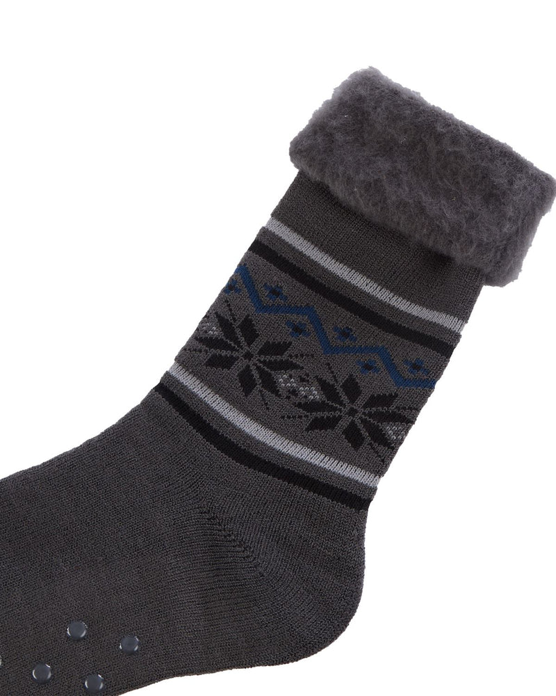 Pierre Roche Mens 3 Pack Cosy Bed Socks