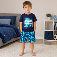 Boys Jersey Gaming Short Pyjamas