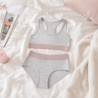 Girls Crop Top and Knicker Set