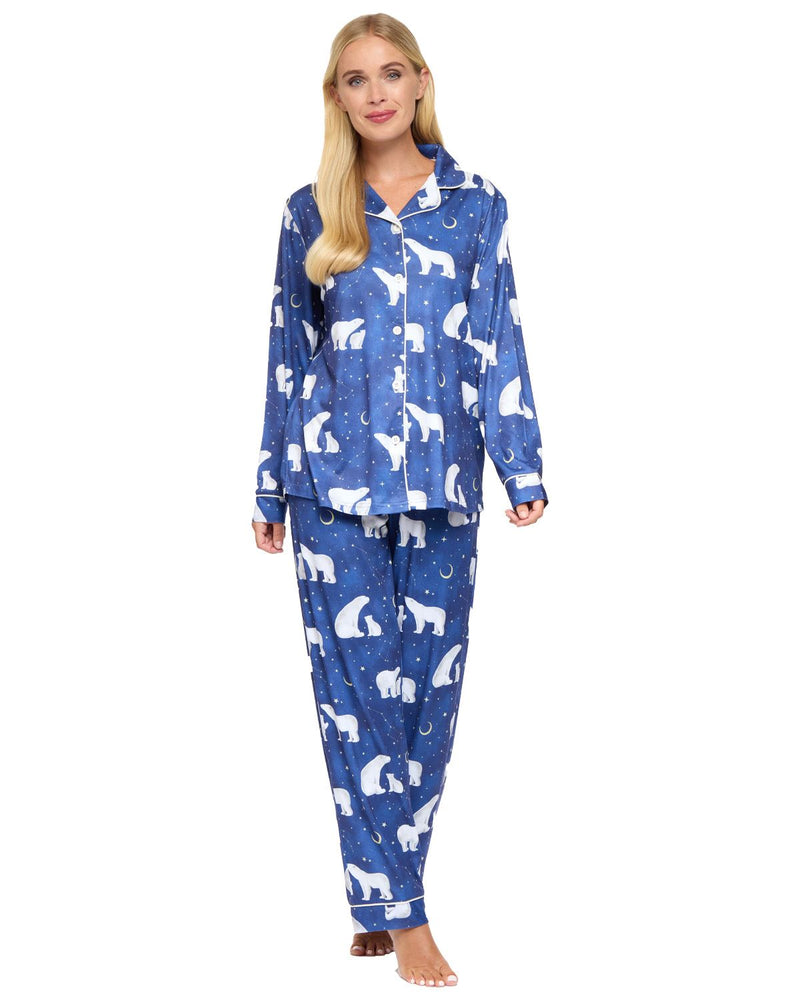 La Marquise Womens 'Cosy Wonders' Button Pyjamas