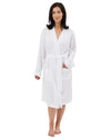 Indigo Sky Womens Waffle Knitted Robe