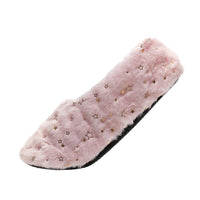 Womens Sherpa Lined Footie Slippers