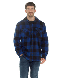 Storm Ridge Mens Polar Fleece Check Shirt