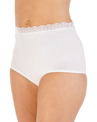 Slenders by Slenderella Womens Cotton Comfort Full Brief