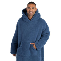 Huggable Mens Borg Fleece Oversized Hoodie