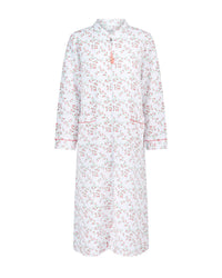La Marquise Womens 'Moonlit Tulip' Mock Quilt Zip Robe