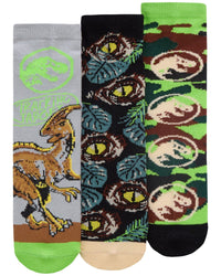 Boys Jurassic World 3 Pack Socks