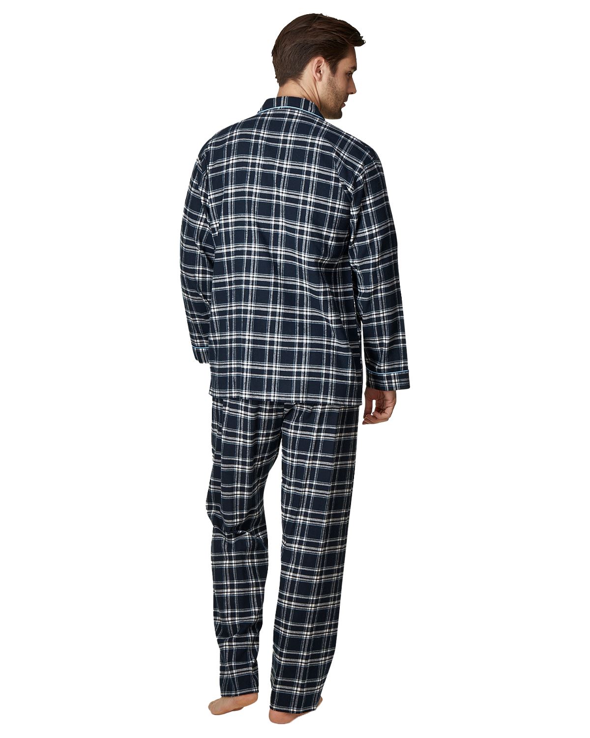 Haigman Mens Brushed 100% Cotton Pyjamas
