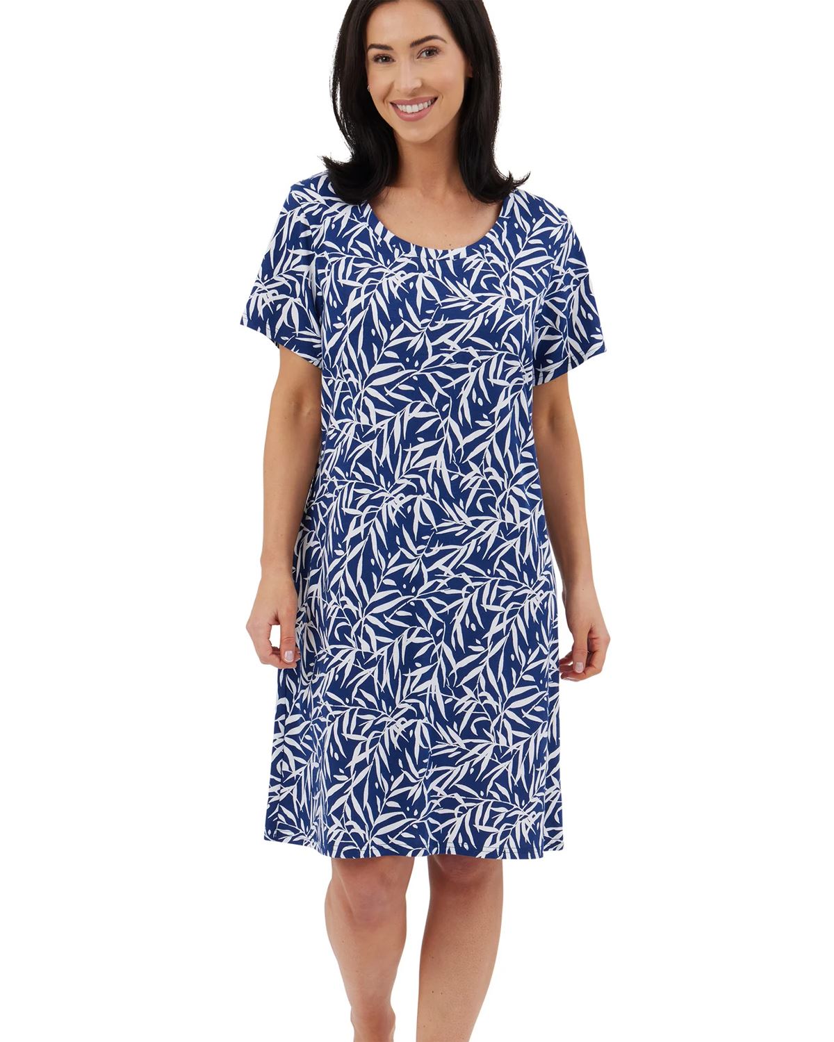Indigo Sky Womens Bamboo Print Nightie