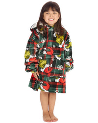 Grinch Infants Soft Fleece Oversized Hoodie