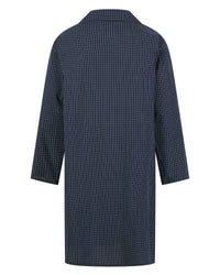 Walker Reid Mens Check 42" Button Down Nightshirt