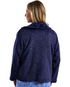 Marlon Womens Swirl Fleece Zip Bedjacket