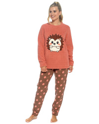 Foxbury Womens Winter Fleece Pyjama Set