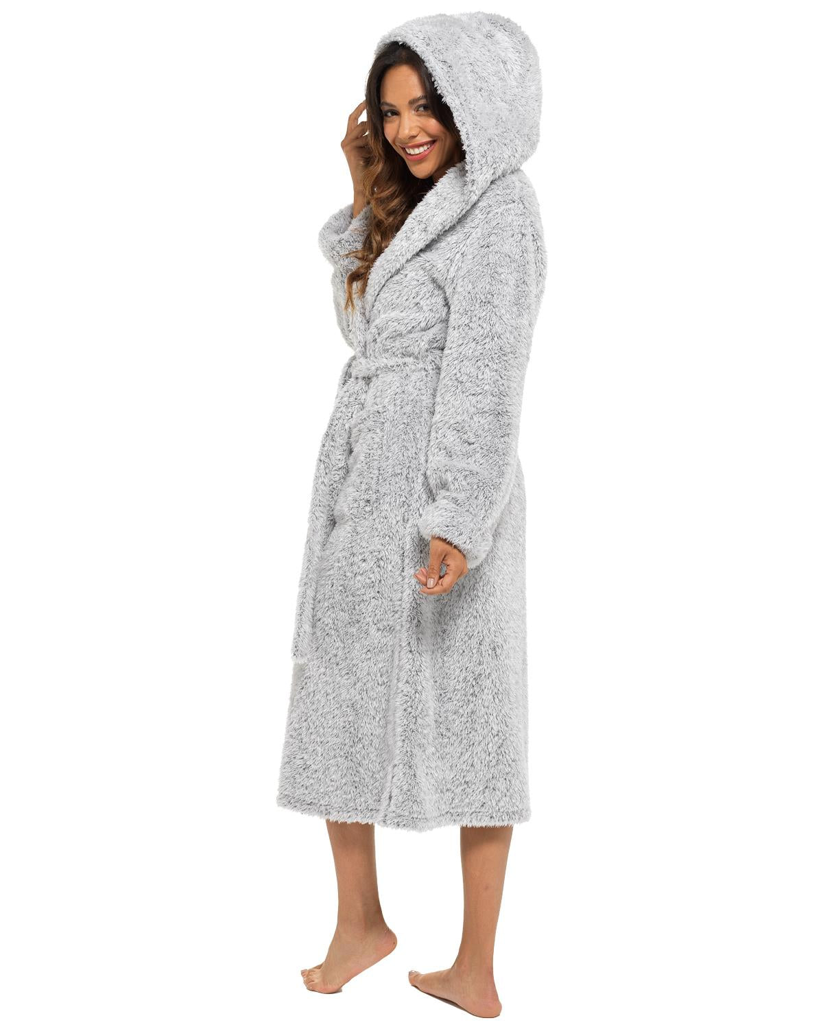 Womens Snowtip Fleece Dressing Gown